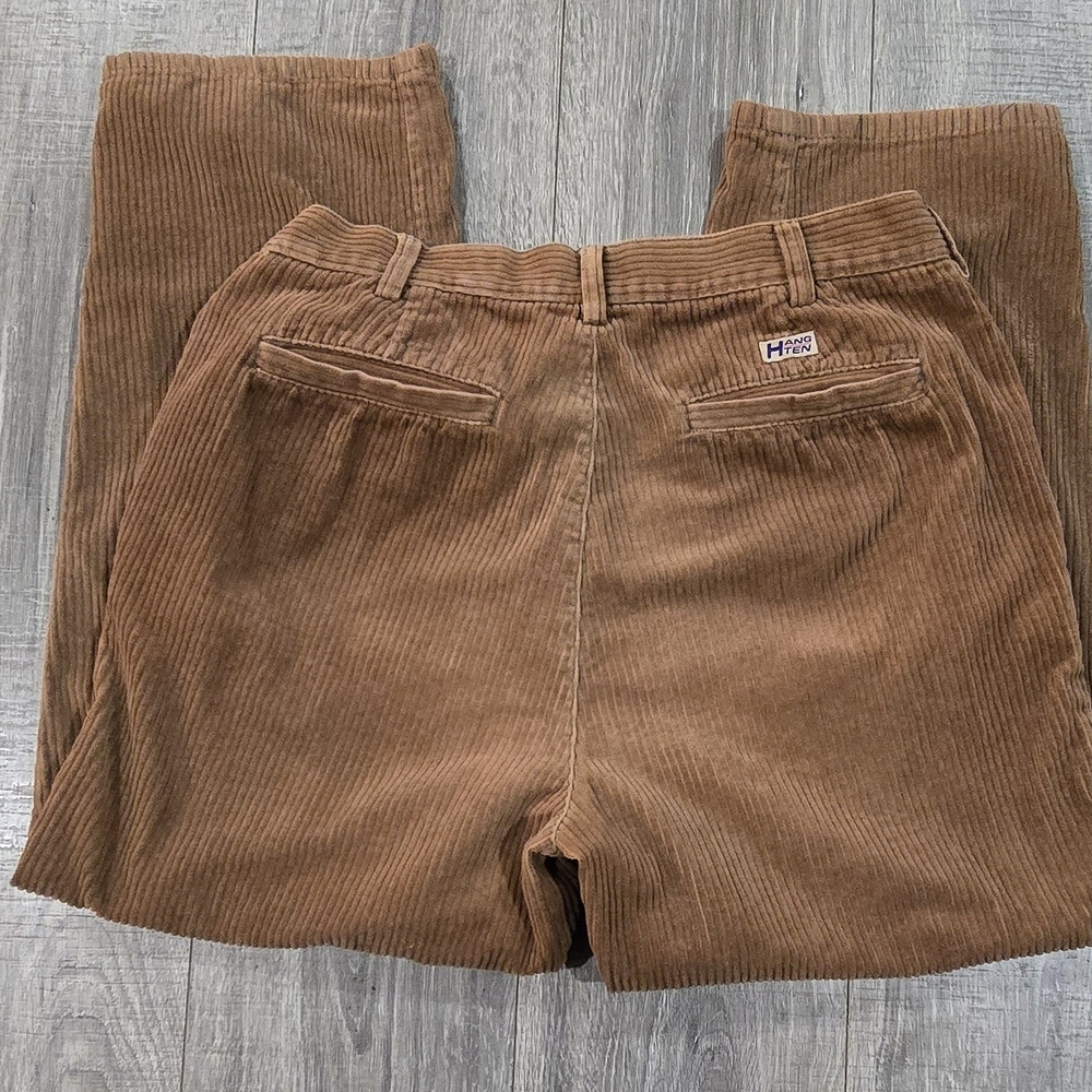 Hang Ten Men's Tan Corduroy Trousers - Picture 3 of 4